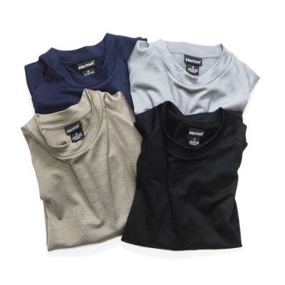 画像1: Marmot（マーモット）Marmot Merino Wool Tee（マーモットメリノウールT）/ 4Colors（全4色展開）