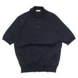 KAPTAIN SUNSHINE（キャプテンサンシャイン）Cotton Knit Poloshirt（コットンニットポロシャツ）/ Dark Navy（ダークネイビー）