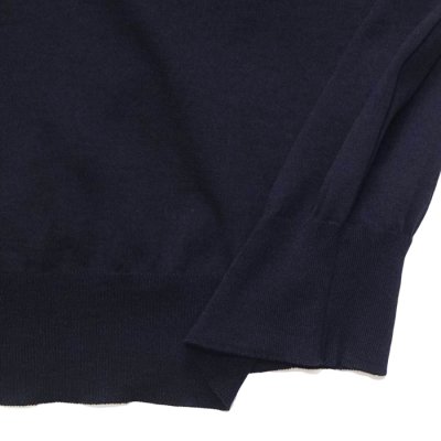 画像5: KAPTAIN SUNSHINE（キャプテンサンシャイン）Cotton Knit Poloshirt（コットンニットポロシャツ）/ Dark Navy（ダークネイビー）