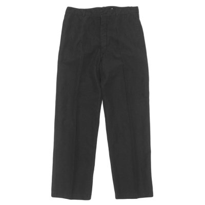 画像1: KAPTAIN SUNSHINE（キャプテンサンシャイン）Gaba.Buckleback Work Trousers（ギャバ バックルバックワークトラウザーズ） / Black（ブラック）