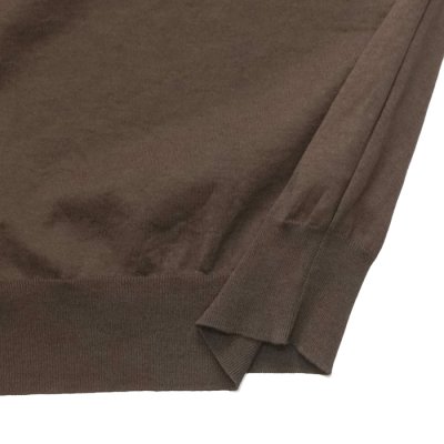 画像5: KAPTAIN SUNSHINE（キャプテンサンシャイン）Cotton Knit Poloshirt（コットンニットポロシャツ）/ Mocha Brown（モカブラウン）