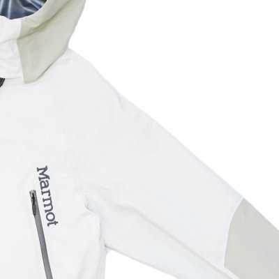 画像5: Marmot（マーモット）GTX Frey Jacket（ゴアテックスフレイジャケット）"GORE-TEX Preformance Fabric" / White×Beige（ホワイト×ベージュ）
