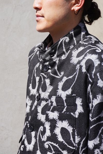 画像10: ENGINEERED GARMENTS（エンジニアードガーメンツ）AN Jacket（ANジャケット）"CP Paisley Jacquard" / Black（ブラック）