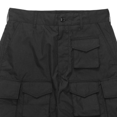画像4: ENGINEERED GARMENTS（エンジニアードガーメンツ）FA PANT（FAパンツ）"Lightweight Nyco Poplin" / Black（ブラック）