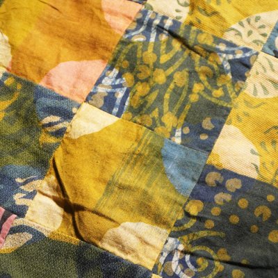 画像4: ENGINEERED GARMENTS（エンジニアードガーメンツ）Carry All  Bag （キャリーオールトート）"Cotton Multi Pattern Patchwork" / Olive（オリーブ）