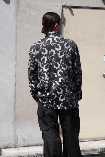 画像9: ENGINEERED GARMENTS（エンジニアードガーメンツ）AN Jacket（ANジャケット）"CP Paisley Jacquard" / Black（ブラック）