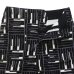画像5: ENGINEERED GARMENTS（エンジニアードガーメンツ）Fatigue Short（ファティーグショーツ）"CL Tile Print Camvas" / Black（ブラック） (5)
