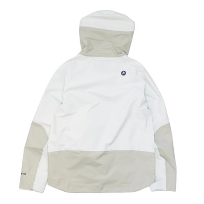 画像2: Marmot（マーモット）GTX Frey Jacket（ゴアテックスフレイジャケット）"GORE-TEX Preformance Fabric" / White×Beige（ホワイト×ベージュ）