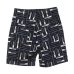 画像2: ENGINEERED GARMENTS（エンジニアードガーメンツ）Fatigue Short（ファティーグショーツ）"CL Tile Print Camvas" / Black（ブラック） (2)