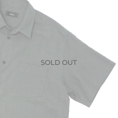 画像4: alvana（アルヴァナ）LINEN S/S REGULAR COLLAR SHIRT （リネンS/Sレギュラーカラーシャツ）/ Dark Khaki（ダークカーキ）