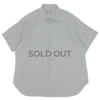 alvana（アルヴァナ）LINEN S/S REGULAR COLLAR SHIRT （リネンS/Sレギュラーカラーシャツ）/ Dark Khaki（ダークカーキ）