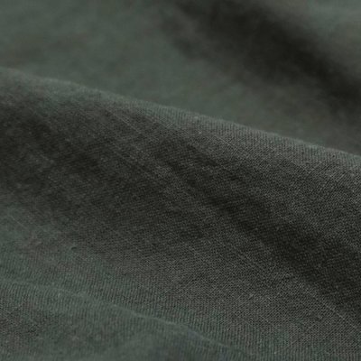 画像6: alvana（アルヴァナ）LINEN S/S REGULAR COLLAR SHIRT （リネンS/Sレギュラーカラーシャツ）/ Dark Khaki（ダークカーキ）