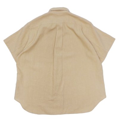 画像2: alvana（アルヴァナ）LINEN S/S REGULAR COLLAR SHIRT （リネンS/Sレギュラーカラーシャツ）/ Ecru（エクリュ）