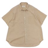 alvana（アルヴァナ）LINEN S/S REGULAR COLLAR SHIRT （リネンS/Sレギュラーカラーシャツ）/ Ecru（エクリュ）