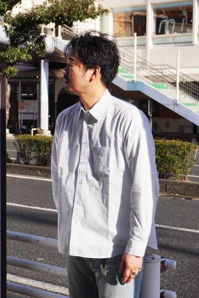 画像7: SERO（セロ）Regular Collar Shirt （レギュラーカラーシャツ）"CORD BOIL" / Blue（ブルー）