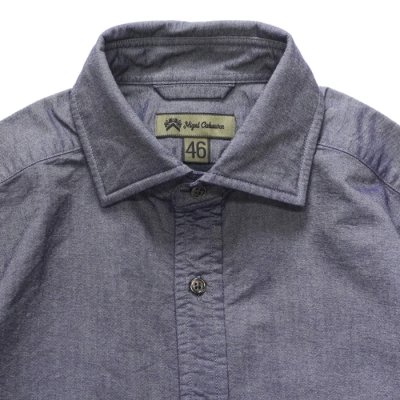 画像6: Nigel Cabourn（ナイジェル・ケーボン）BRITISH OFFICER'S SHIRT（ブリティッシュオフィサーズシャツ）”VINTAGE OXFORD" / 3Colors（全3色展開）