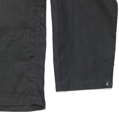 画像7: Nigel Cabourn（ナイジェル・ケーボン）FRENCH PULLOVER SHIRT（フレンチプルオーバーシャツ）"LINEN" / Off White（オフホワイト）・Dark Charcoal（ダークチャコール）