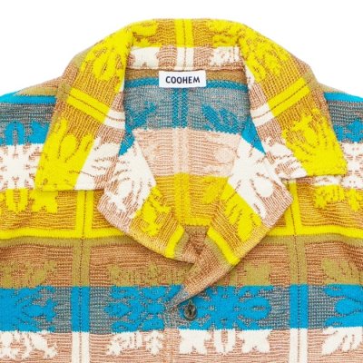 画像3: COOHEM（コーヘン）W's HAWAIIAN QUILT KNIT SHIRT（ウィメンズ ハワイアンキルトニットシャツ）/ Multi（マルチ）