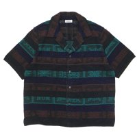 COOHEM（コーヘン）HAWAIIAN QUILT KNIT SHIRT（ハワイアンキルトニットシャツ）/ Black（ブラック）