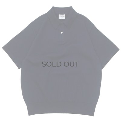 画像3: Yonetomi NEW BASIC（ヨネトミニューベーシック）LIGHT WAVE COTTON KNIT POLO（ライトウェーブコットンニットポロシャツ）/ Navy（ネイビー）・L,Brown（ライトブラウン）