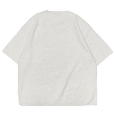 画像2: blurhms ROOTSTOCK（ブラームスルーツストック）Rough&Smooth Thermal Over-Neck S/S（ラフ&スムースサーマルオーバーネックシャツS/S）/ Heather Oatmeal（ヘザーオートミール）