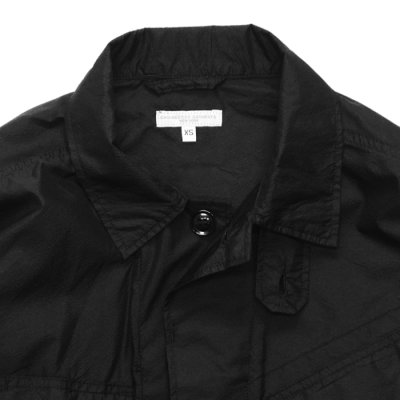 画像4: ENGINEERED GARMENTS（エンジニアードガーメンツ）BDU Jacket（BDUジャケット）"Nylon Micro Ripstop" / Black（ブラック）