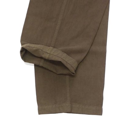 画像6: KAPTAIN SUNSHINE（キャプテンサンシャイン）Gaba.Buckleback Work Trousers（ギャバ バックルバックワークトラウザーズ） / Cub Brown（カブブラウン）