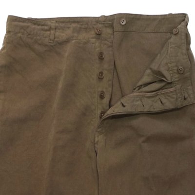 画像5: KAPTAIN SUNSHINE（キャプテンサンシャイン）Gaba.Buckleback Work Trousers（ギャバ バックルバックワークトラウザーズ） / Cub Brown（カブブラウン）