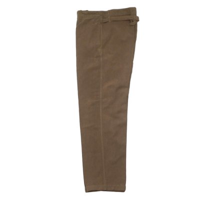 画像3: KAPTAIN SUNSHINE（キャプテンサンシャイン）Gaba.Buckleback Work Trousers（ギャバ バックルバックワークトラウザーズ） / Cub Brown（カブブラウン）