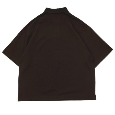 画像2: EVCON（エビコン）KANOKO POLO S/S TEE（カノコポロショートスリーブTシャツ） / Dark Brown（ダークブラウン）
