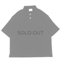 ＜30%OFF＞EVCON（エビコン）KANOKO POLO S/S TEE（カノコポロショートスリーブTシャツ） / Black（ブラック）※サイズ3のみ