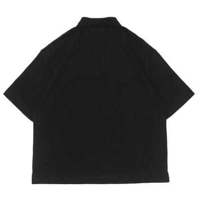 画像2: EVCON（エビコン）KANOKO POLO S/S TEE（カノコポロショートスリーブTシャツ） / Black（ブラック）