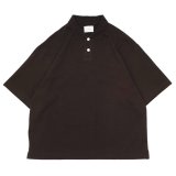 EVCON（エビコン）KANOKO POLO S/S TEE（カノコポロショートスリーブTシャツ） / Dark Brown（ダークブラウン）