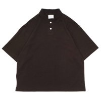 EVCON（エビコン）KANOKO POLO S/S TEE（カノコポロショートスリーブTシャツ） / Dark Brown（ダークブラウン）