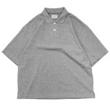 EVCON（エビコン）KANOKO POLO S/S TEE（カノコポロショートスリーブTシャツ） / Top Gray（トップグレー）