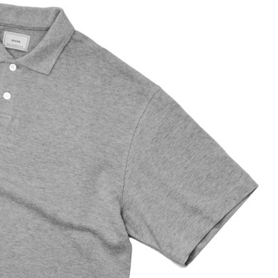 画像4: EVCON（エビコン）KANOKO POLO S/S TEE（カノコポロショートスリーブTシャツ） / Top Gray（トップグレー）