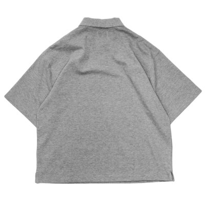 画像2: EVCON（エビコン）KANOKO POLO S/S TEE（カノコポロショートスリーブTシャツ） / Top Gray（トップグレー）