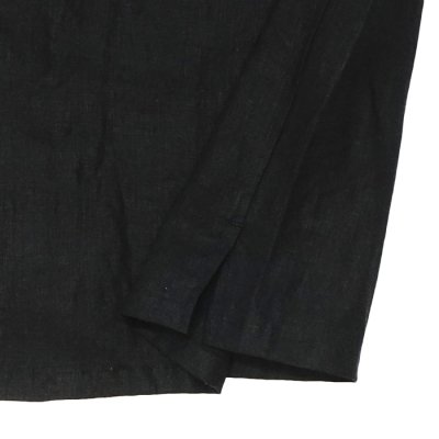 画像7: *A VONTADE（アボンタージ）Italian Open Collar Shirts SS（イタリアンオープンカラーシャツSS）"Highcount Linen Chambray" / Ecru（エクリュ）・Black（ブラック）