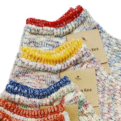 画像3: Mauna Kea（マウナケア）トップ切替リップルスニーカーソックス / 5Colors（全5色展開）※3足までメール便発送可