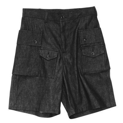 画像1: MODMNT（モドメント）MILL SHORT（ミルショーツ）/ Black（ブラック）