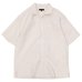 画像2: *A VONTADE（アボンタージ）Italian Open Collar Shirts SS（イタリアンオープンカラーシャツSS）"Highcount Linen Chambray" / Ecru（エクリュ）・Black（ブラック） (2)