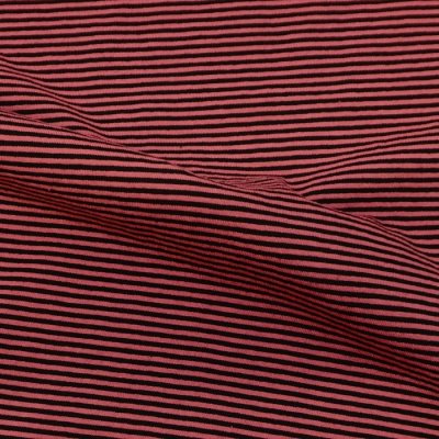 画像6: Good On（グッドオン）Mini Stripe Short Sleeve Crew Neck Tee（ミニストライプショートスリーブクルーネックTシャツ） / Flamingo（フラミンゴ）