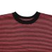 画像3: Good On（グッドオン）Mini Stripe Short Sleeve Crew Neck Tee（ミニストライプショートスリーブクルーネックTシャツ） / Flamingo（フラミンゴ） (3)