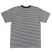画像2: Good On（グッドオン）Mini Stripe Short Sleeve Crew Neck Tee（ミニストライプショートスリーブクルーネックTシャツ） / White（ホワイト） (2)