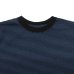画像3: Good On（グッドオン）Mini Stripe Short Sleeve Crew Neck Tee（ミニストライプショートスリーブクルーネックTシャツ） / DEEP LAGOON（ディープラグーン） (3)