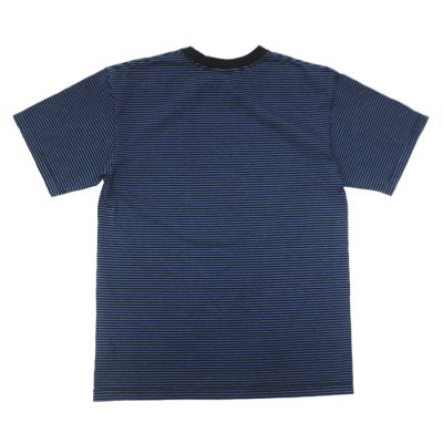 画像2: Good On（グッドオン）Mini Stripe Short Sleeve Crew Neck Tee（ミニストライプショートスリーブクルーネックTシャツ） / DEEP LAGOON（ディープラグーン）