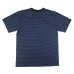 画像2: Good On（グッドオン）Mini Stripe Short Sleeve Crew Neck Tee（ミニストライプショートスリーブクルーネックTシャツ） / DEEP LAGOON（ディープラグーン） (2)