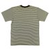 画像2: Good On（グッドオン）Mini Stripe Short Sleeve Crew Neck Tee（ミニストライプショートスリーブクルーネックTシャツ） / Lemon（レモン） (2)