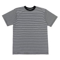 Good On（グッドオン）Mini Stripe Short Sleeve Crew Neck Tee（ミニストライプショートスリーブクルーネックTシャツ） / White（ホワイト）