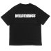画像2: WILD THINGS（ワイルドシングス）TRAINING SWEAT S/S CREW（トレーニングスウェットSSクルーネック）/ Black（ブラック） (2)
